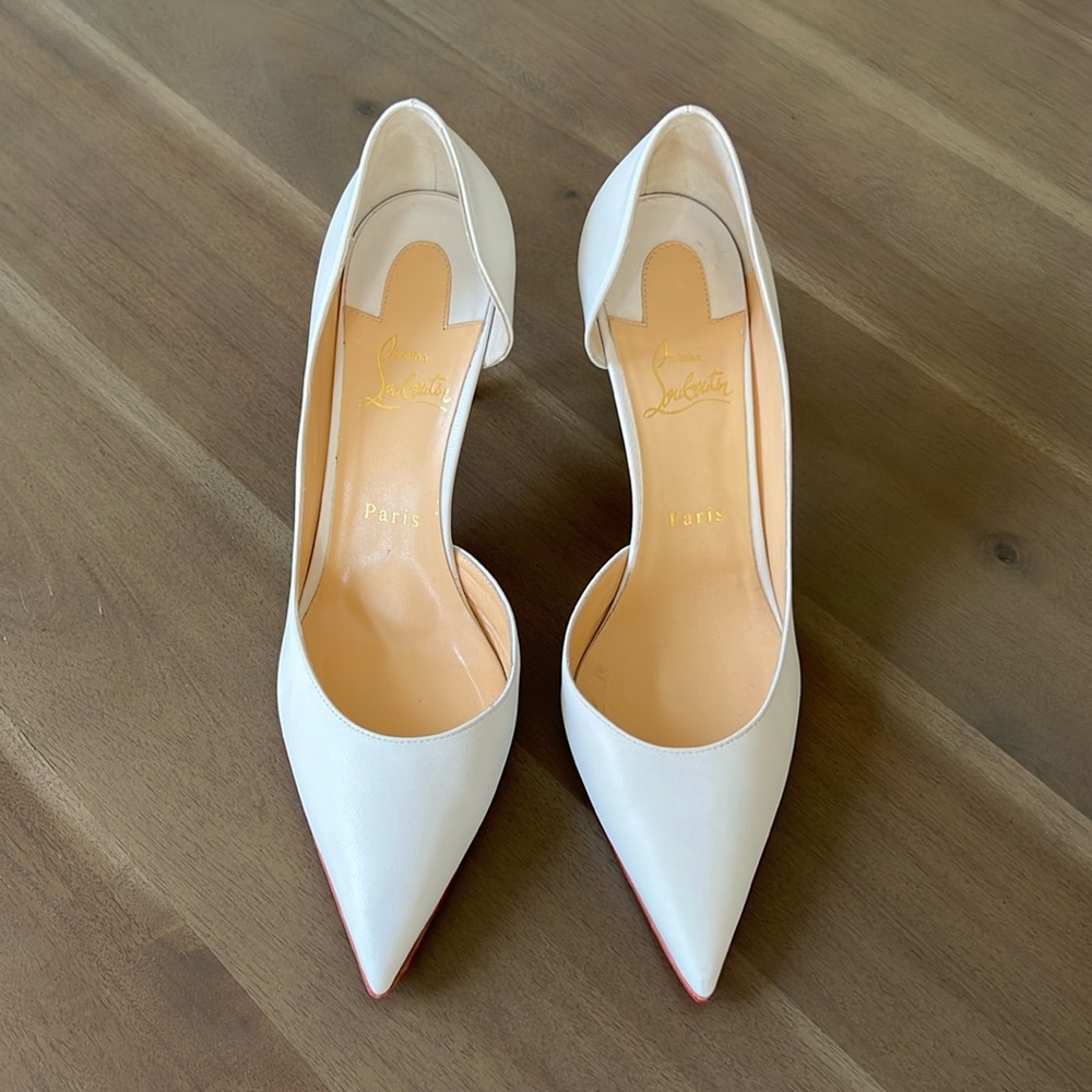 Christian Louboutin Iriza Nappa Leather Bianco